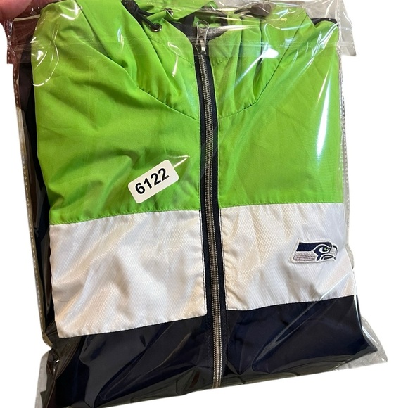 NFL | Seahawks | Windbreaker Hooded Jacket | Women’s | Size Medium - Picture 7 of 10